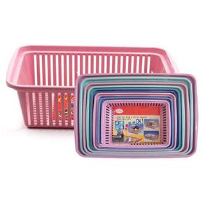 아세아 다용도 광주리2호 플라스틱 W