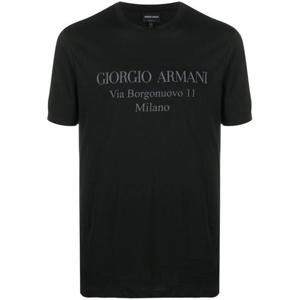 조르지오 아르마니 반팔 티셔츠 3GST57 SJMCZUC99 Black