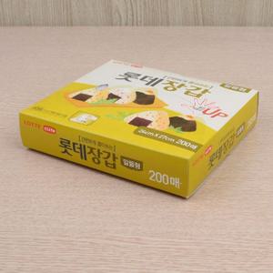 롯데 실속형 위생 주방 요리 비닐 장갑 200매 1개