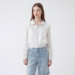 [에고이스트]숏점퍼 러플 포인트ES2TZ300