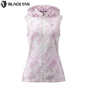 [블랙야크] 블랙야크 여성 여름 아웃도어 바람막이 등산조끼 플라워 베스트2 1BYVSMV503PI 3BYVSMV503