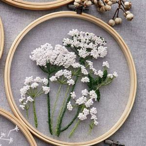 공예 패키지 프랑스자수 DIY 들꽃 자수도안 프랑스자
