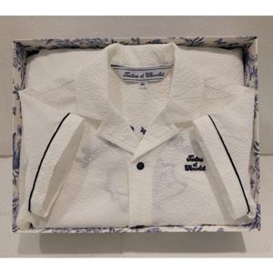 [쇼콜라] 쇼콜라 BG로랑시어서커우주복 (TTPMQA155W)남아여름외출복출산백일돌선물 TTPMQA155W