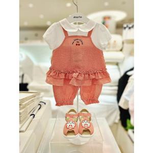 [압소바] 블룸 프릴 상하 블룸삑삑이샌들 세트 (26년여름신상) (A1321210A) A1321210