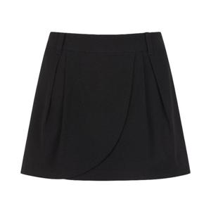 파리게이츠골프반바지 PQS 521E3PS206_BK 여성 백 플리츠 밴딩 큐롯 스커트