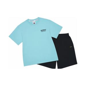 [내셔널지오그래픽키즈][온라인전용] K262UPB901 그래픽 5부 상하 SET MINT