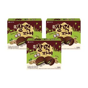두쫀쿠 찰떡파이 피스타치오맛 300g x3개