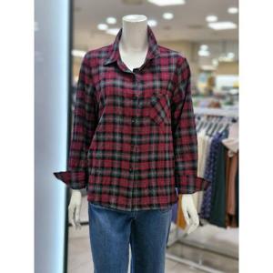 화이트호스 세이브존05 여성 고인찌체크 남방 셔츠 A261206