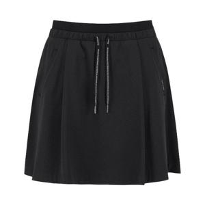 파리게이츠골프반바지 PQS 521E3PC208_BK 여성 스트링 레이어드 밴딩 큐롯 스커트