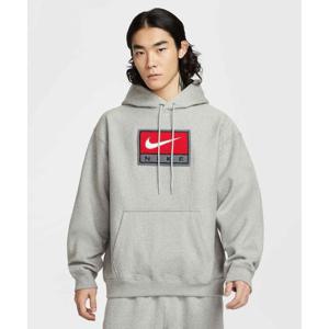 나이키 솔로 스우시 플리스 풀오버 후디 M - 다크 그레이 헤더화이트 IF1259-063 311457