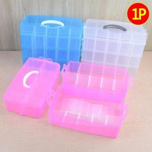 소품정리함 휴대용 3단 다용도 멀티박스 대형 화장품정리대