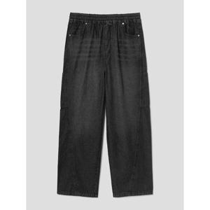 (456521SS14) [에잇세컨즈] 라이트웨이트 워싱 데님 커브드 밴딩 팬츠  애쉬