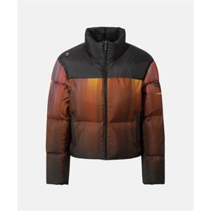 데상트 우먼스 GER 세미 크롭 다운 자켓 패턴 SQ422IDJO4 SQ422IDJO4_PAT0 279398