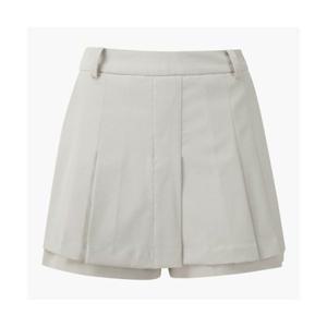 데상트 GOLF 여성 플리츠 디테일 쇼츠 팬츠 (DP12WFSP3B) DP12WFSP3B_NUTG 280053