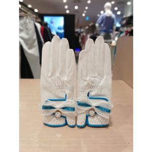 [파리게이츠] 26SS여름 여성 스마일 리본 포인트 양손 장갑 521F2GV001 521F2GV001