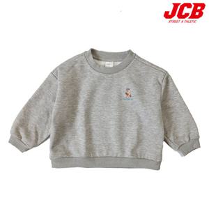 [JCB][겨울마감] 곰돌이 자수 오버핏 맨투맨 (JBVJR703BSG)