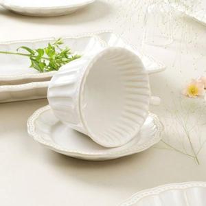 집들이선물 티니블랑 미뉴 도자기 커피잔 받침 세트 300ml 1P