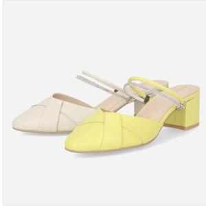 [엘칸토]경량 쿠션 투웨이 여성 슬링백 펌프스 2XWO77XU_GN