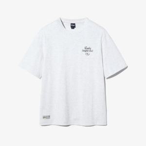 휠라반팔티 TQJ FS2RSH2112X-WTM 럭비 클럽 그래픽 반팔티