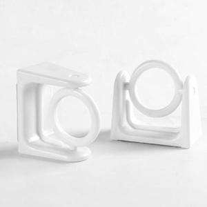 압축봉대 부착식 각도조절 커튼 봉 고정 브라켓 2P DD-11369