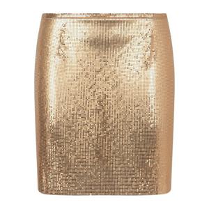 파코라반 메탈릭 메쉬 니트 미니 스커트 PIJU012MH0006 P794