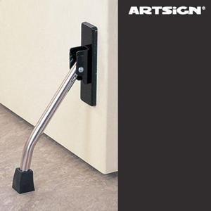 도어스토퍼 바로부착 일제 자석 소형블랙