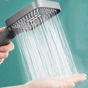 샤워필터 4단원터치 수압상승 절수 욕실 샤워기 샤워 호스 헤드