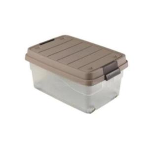 수납바구니 소품정리함 뉴에이스 리빙박스 베이지 반투명 35L