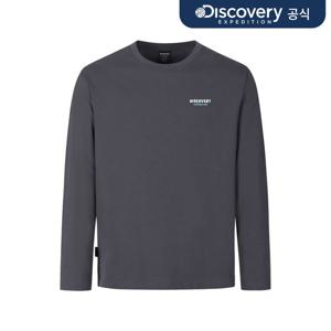 [디스커버리] 유니 그래픽 긴팔 티셔츠 (D.GREY) DXRL3D061-DGS