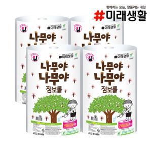나무야나무야 점보롤 2겹 250M 4롤 X 4개