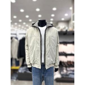 [바쏘옴므]후드 레이어드 탈부착 경량 패딩 블루종 점퍼WSA5UA31