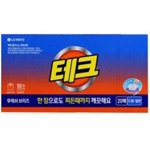 간편시트 테크시트 후레시브리즈 20매