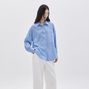 [주크] 린넨 블렌디드 디테처블 타이 셔츠 Z262MSC018