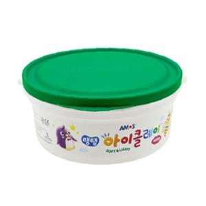 아모스 23000 탱탱아이클레이 400g 초록 점토/버켓 통(1개입)