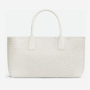 보테가베네타 미디엄 인트레치아토 카바트 수플 토트백 608810V