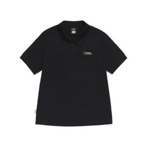 내셔널지오그래픽 NATIONALGEOGRAPHIC N262WPL920 여성 카리디 피케 반팔 카라 티셔츠 BLACK N262WPL920099 406924