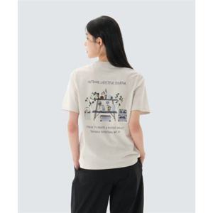 스노우피크 SNOWPEAK APPAREL 코튼 보타닉 그래픽 반팔 티셔츠 (S26MUFTS60) Light Beige S26MUFTS60LE 406681