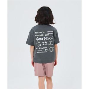 스노우피크 SNOWPEAK APPAREL KIDS 키즈 에어로쿨 두들 그래픽 반팔 티셔츠 (S26MKFTS86) Urban Green S26MKFTS86UG 406743