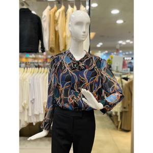 [조이너스]리본프린트 블라우스 JADF8WRB110