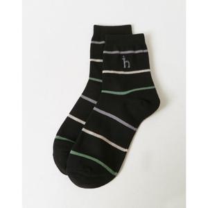 [헤지스 남성] 스트라이프 면혼방 중목양말 (HZSS6E202_3) HZSS6E202