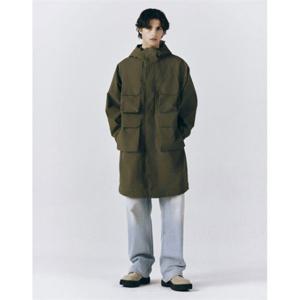 지오다노 GIORDANO 나일론 밀리터리 롱 포켓 파카 075512 [올리브] 01075512 355512