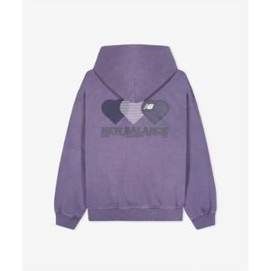 뉴발란스 NEW BALANCE NBN0G2A033 UNI NB 하트 그래픽 후드티 (DARK PURPLE) NBN0G2A033_CF 451173