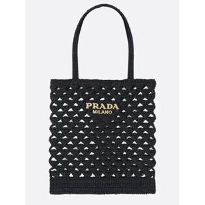 라프리마 프라다 우븐 크로셰 토트백 1BG493 V OOO 2M2T F0ES7