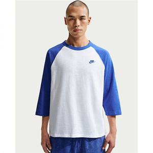 나이키 스포츠웨어 클럽 남성 34 슬리브 래글런 탑 - 게임 로얄화이트게임 로얄 IF0756-480 416276