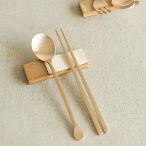 놋담 방짜유기 유기수저 어린이 둥근수저