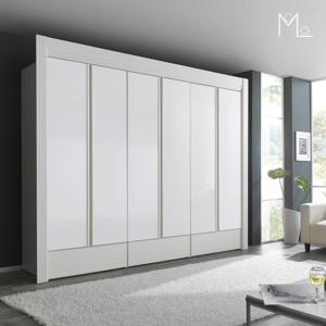 [모로] 쉬끄갤러리 밀키 하이그로시 10자 장롱세트 장농 옷장