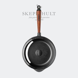 [SKEPPSHULT] 스켑슐트 트래디셔널 깊은 후라이팬 25cm+유리뚜껑