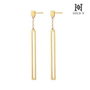 골드앤 14K 모노라인 귀걸이 YG
