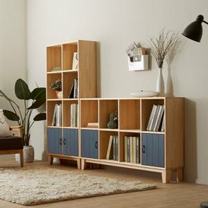 네시스 쏘론 가로세로 원목 책장 1400_도장형 GM266C (착불)