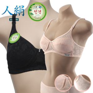 시원 쾌적 쿨~ 인견 쟈카드 노와이어 매쉬 브라 여름 브래지어